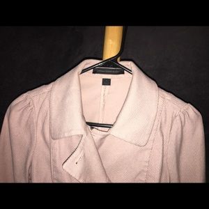 Light pink Express jacket.